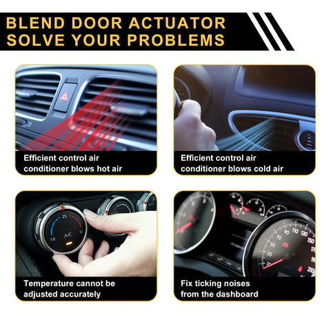 Plug And Play Hvac Heater Blend Door Actuator Compatible With Toyota Tacoma And 4Runner Ac Climate Control Replacement For No Hassle Cabin Temperature Fixes And Smooth Airflow 8710604030 showing efficient air conditioner airflow control.