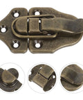 Six Piece Heavy Duty Toggle Hasp Latch Replacement For Chest And Tool Box, Cold Rolled Steel Cabinet Door Locks That Are Totally Awesome For Secure Storage Solutions, bronze finish