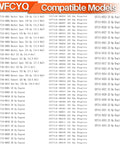 Compatible models chart for Valve Cover Gasket Set For Kohler 7000 Series With Stamped Steel Covers Direct Fit Beefed Up Seal Leak Proof Keeps Your Engine Dry Easy Install Premium Gasket Kit For Leak Prevention.
