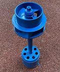 Low Head Micro Hydro Generator Turbine With Permanent Magnet Design for River Axial Flow Turbine, blue, off-grid power 220V 1500W