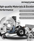 Front and rear disc brake caliper pin boot kit replacement for Chevrolet Silverado and GMC Sierra 2011 to 2014 with parts displayed.