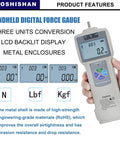 Digital Force Gauge 50N Push Pull Meter With Output Function For Industrial And Lab Use Built To Handle Tough Jobs With 0.01N Resolution 0.2 Percent Accuracy And 1000 Hz Sampling Speed handheld display