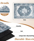 No Slip Office Chair Mat For Hardwood And Tile Floors 36 By 48 Inches Under Desk Carpet Protector For Rolling Computer Chairs Wheels
