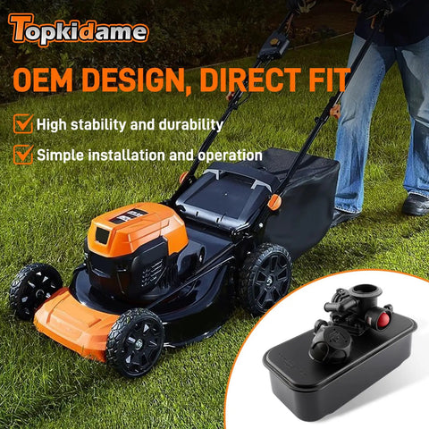 Top Shelf Yard Warrior Kit Featuring Fuel Tank Intake Manifold And 795477 Carburetor Kit With Air Filter for Mowers on grass.
