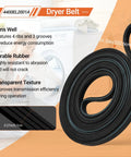 Durable Dryer Repair Kit For LG And Kenmore Includes 4581EL2002C Drum Roller Assembly, 4561EL3002A Idler Pulley, 4400EL2001A Belt