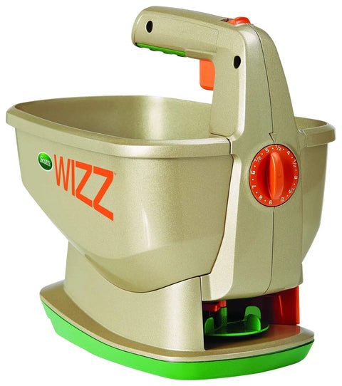 No Crank One Touch Battery Powered Spreader For Fertilizer Seed And Ice Handheld Spreader With EdgeGuard Tech