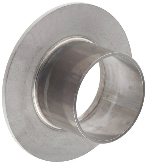 316L Stainless Steel Sanitary Stub End Fitting For Flange Connection Unpolished 2 Inch Tube OD side view