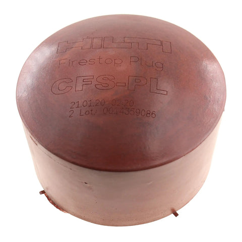 Firestop Plug Case Of 6 4 Inch CFS PL Fire Protection Plugs For Openings Durable And Easy To Install Red Color New In Package