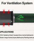 Flexible 4 Inch Dryer Vent Hose 8 Feet Long DIY Friendly Aluminum Foil Ducting With PVC Layer Insulated For Dryers