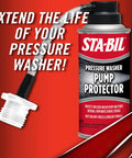 Pump Protector For Pressure Washer Storage With Next Gen Anti Freeze And Lubricant Formula 4 Oz can with attachment