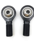 Top Shelf Male Right Hand Rod Ends 3/8 Bore 3/8-24 Threads Heat Treated 52100 Steel Heims With Black Oxide Coating close up