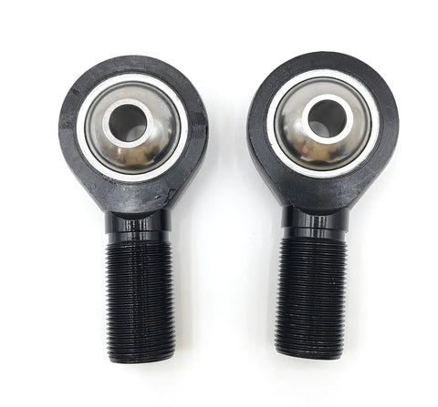 Top Shelf Male Right Hand Rod Ends 3/8 Bore 3/8-24 Threads Heat Treated 52100 Steel Heims With Black Oxide Coating close up