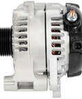 Side view of High Output 160 Amp Alternator Replacement For Jeep Wrangler 3.6L 2012 2018 JK with 12 Volt CCW Rotation Six Groove Pulley