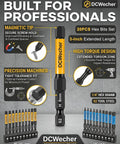 Heavy Duty Pro Grade 3 Inch Impact Hex Bit Set With 20 Pieces Metric And SAE Allen Wrenches, S2 Steel Bits Featured