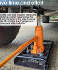 Axle Saddle Lifting Adapter Fits 2 Inch 3 Inch And 4 Inch Round And 2 Inch Square Axle Tubes With 1.5 Inch Lifting Platform Heavy Duty