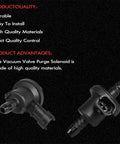 Direct OEM Replacement Vapor Canister Purge Valve 0280142500 Fits Ford Fiesta 1.6L durable material easy install