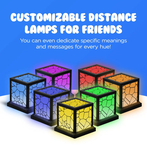Shorty Classic Long Distance Touch Lamp For Real Time Messages, Glow With A Tap, WiFi Enabled Color Programmable Lamp For Loved Ones