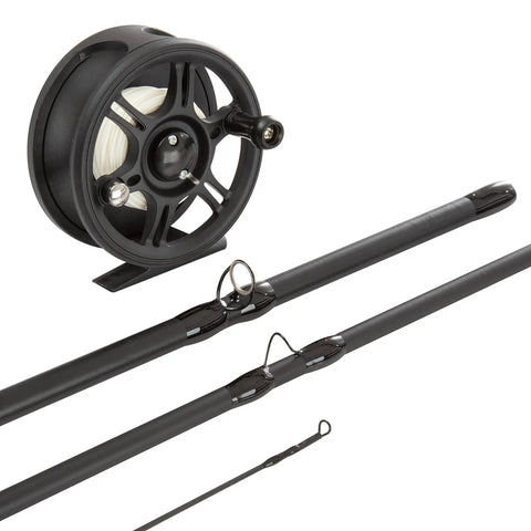 On The Go Fly Fishing Rod And Reel Combo With Carry Case Flies And Line Includes 8 Foot 3 Piece Rod Five Six Reel Graphite Reel Seat