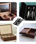Kick Back And Craft With 80 Pieces Of 18 By 15 Millimeter Mini Hinges Plus 320 Mounting Screws For Wooden Jewelry Box Hardware And 180 Degree Folding Butt Hardware Totally Essential For Any Weekend Warrior Project Mini hinges showcased with wooden jewelry boxes.