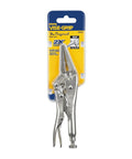 Vise-Grip Long Nose Locking Pliers With Wire Cutters, 6 Inch in packaging, heavy duty alloy steel, straight nose visible