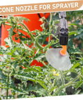 Two Pack Transparent Windproof Agricultural Nozzle Covers For Misting Sprayers Delivers Wide Even Fine Spray To Boost Accuracy