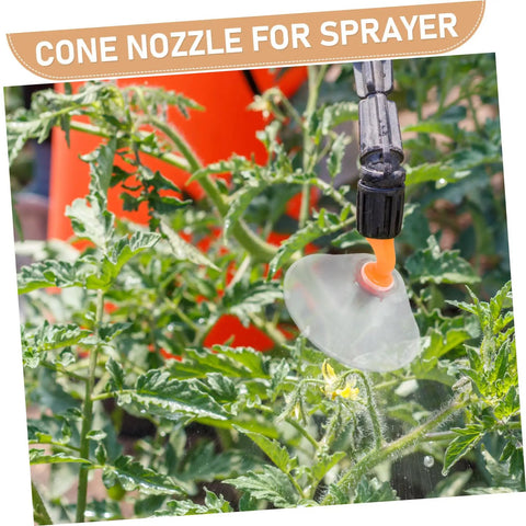 Two Pack Transparent Windproof Agricultural Nozzle Covers For Misting Sprayers Delivers Wide Even Fine Spray To Boost Accuracy
