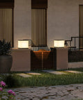 Outdoor Solar Post Cap Light With Warm 3000K LED IP54 Waterproof Energy Saving 9.8 Inches Ideal For Fence Deck Garden