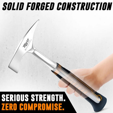 14oz Forged Steel Welding Chipping Hammer For Pros With Dual Ended Pointed And Flat Ends Heavy Duty Slag Removal Tool