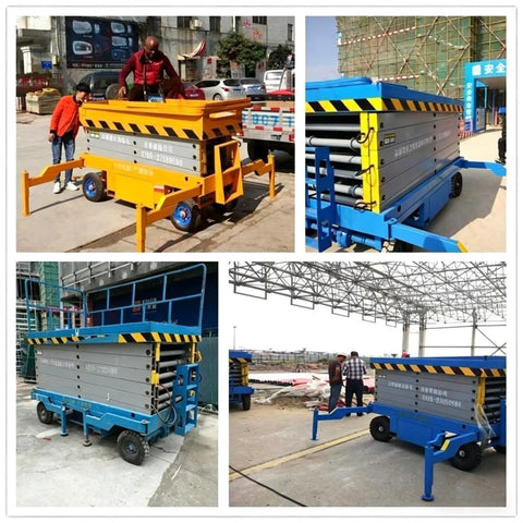 Heavy Duty Mobile Scissor Lift And Electric Hydraulic Lifting Platform Table For Smooth Warehouse Moves And Tight Space Hustles With Plug And Play Industrial Design