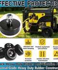 4 Pack Heavy Duty Rubber Anti Vibration Feet And Rubber Bumpers 1 Inch By 2.5 Inch with generator setup