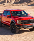 Ford F150 Raptor with Heavy Duty Ditch Light Bracket Kit For Ford F150 Raptor Hood Hinges Mounts For Offroad LED Pods And Work Lights
