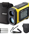 Forestry Pro II 6x21 Laser Rangefinder With 1750 Yard Range, Distance Height Angle Measurement, IPX7 Waterproof, Includes Camera Bag Bundle For Hunters, Forestry Pros, And Outdoor Adventurers, with case and strap