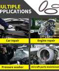 Viton O Ring Assortment Kit With 30 SAE AS568 Sizes Fluorocarbon O Rings For Aviation Cars Engines Hydraulics use examples.