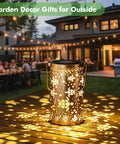 Sea Turtle Solar Lantern Outdoor Light Hanging LED Waterproof Garden Decor For Patio Porch Balcony Yard And Deck glowing at night