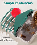 Smart Bird Feeder With Camera For Backyard Viewing, 2.5K HD Video, AI Bird Recognition Of 10K Birds, open for refilling