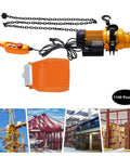 Heavy Duty 1100 Lbs Electric Chain Hoist Handling Heavy Loads Without Breaking A Sweat, Featuring Lightning Fast 13 Ft Lift Speed And A Rock Solid 1300W Motor.
