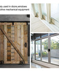 Built Tough U Groove Pulley With Nylon Coated Roller Bearing Glides Like Butter On Sliding Doors And Windows 5Mm Shaft Rubber Sealed Guide Wheel Pair Zero Drag Black Finish seen in use on sliding doors and windows.