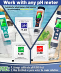 15 Pack pH Buffer Powder Calibration Kit With 4.00 6.86 9.18 pH Buffers And 3 Extra Bottles For Precise Easy Calibration Of Digital pH Meters And Monitors A Pro Calibration Kit with digital pH meters