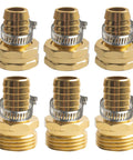 Premium One Half Inch Aluminum Hose Repair Connector Kit with Stainless Steel Clamp for Quick Leak Free Connection
