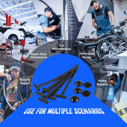 200 Pcs Nylon Universal Cable Tie Buckles Zip Ties For Auto And Home Use with diverse repair scenarios