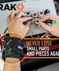 Kickass Magnetic Wristband With Thumb Loop Keeps Screws Nails And Drill Bits Locked Tight While You Tackle Projects Crafted From Reinforced Ballistic Nylon