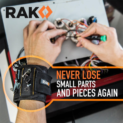 Kickass Magnetic Wristband With Thumb Loop Keeps Screws Nails And Drill Bits Locked Tight While You Tackle Projects Crafted From Reinforced Ballistic Nylon