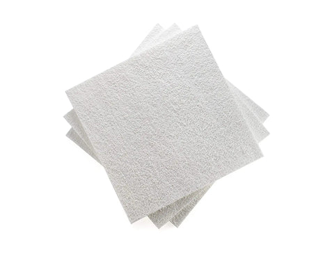 Stack of Ultra Slim Aerogel Insulation Padding 9.8 Inch Square Pack Of 10 0.1 Inch Thick Heat Shield for DIY projects and enclosures.