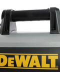 Heavy Duty Portable Forced Air Electric Construction Heater Puts Out Serious Heat And Offers Hassle Free Operation For Job Sites Making Harsh Winter Days Run Smoothly, showing handle detail.