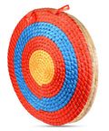 Backyard Archery Target Three Layer Thick Straw Circular Target With Color Rope Surface for bow shooting practice