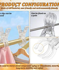 25 Pks Heavy Duty Balloon Arch Clips With Spring Clamps For Garland Backdrops Birthday Weddings Photoshoots Party Decorations Reusable Transparent Plastic Accessories That Are Perfect For Any Awesome Event. Transparent ABS clips on poles and fabric