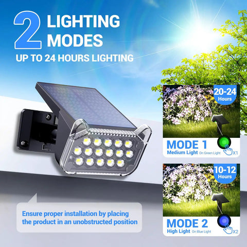 Super Crisp Solar Spot Lights Outdoor Waterproof With Precision Glass, Dang Bright 6500k Cool White LED For Yards And Trees, Auto Night Sensor Four Pack No Sweat Landscape Setup All Day Ready