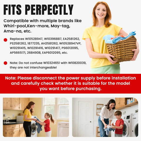 Washing Machine Hub Kit For Top Loaders With TB123A Spanner Wrench Fit For Whirlpool Maytag And Kenmore OEM Style Hub Replacement No Fuss Easy Install And Precise Fit, woman holding laundry basket