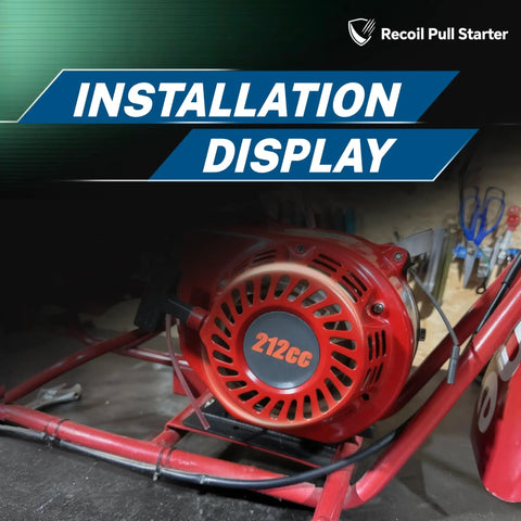 Installation of Pull Starter Kit for Predator 212cc and 196cc Engine and Honda GX160 GX200 for Coleman CT200U BT200X Mini Bike