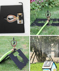 Genuine Real Deal Rooftop Sprinkler System For Wildfire Ember Defense built like a tank with metal and alloy components for garden use.